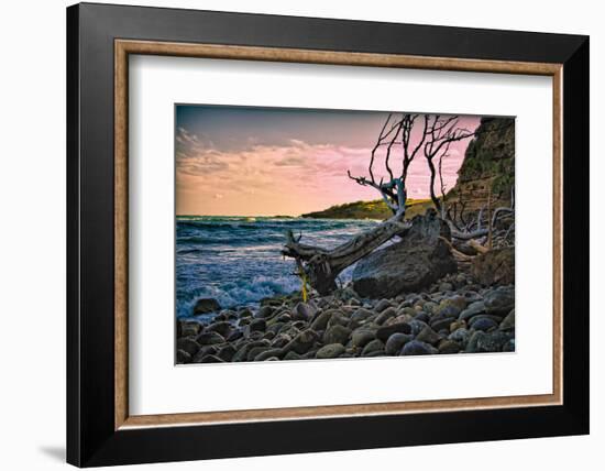 Caribbean, Grenada, Lasagesse Beach-Rona Schwarz-Framed Photographic Print