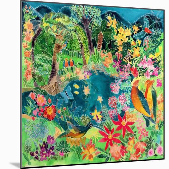 Caribbean Jungle, 1993-Hilary Simon-Mounted Giclee Print