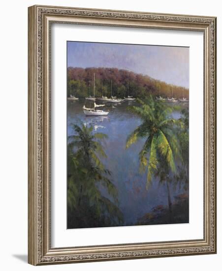 Caribbean Lagoon-Karen Dupré-Framed Art Print