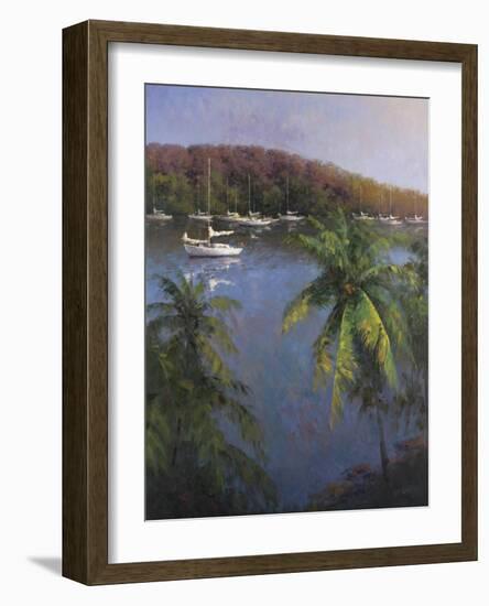 Caribbean Lagoon-Karen Dupré-Framed Art Print