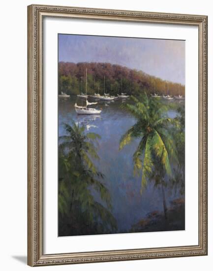 Caribbean Lagoon-Karen Dupré-Framed Art Print