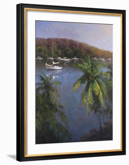 Caribbean Lagoon-Karen Dupré-Framed Art Print