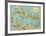 Caribbean Map: Sunshine and Happiness-The Vintage Collection-Framed Premium Giclee Print