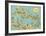 Caribbean Map: Sunshine and Happiness-The Vintage Collection-Framed Premium Giclee Print