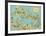Caribbean Map: Sunshine and Happiness-The Vintage Collection-Framed Premium Giclee Print