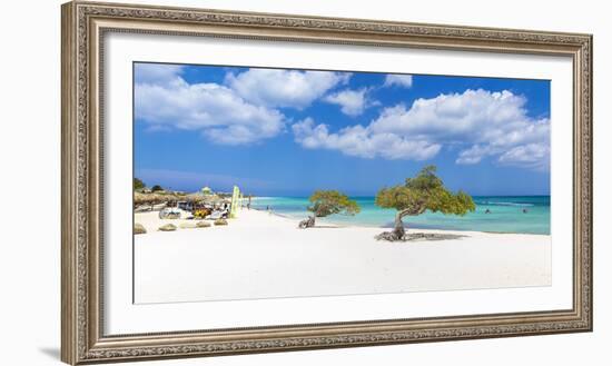 Caribbean, Netherland Antilles, Aruba, Divi Divi Trees on Eagle Beach-Jane Sweeney-Framed Photographic Print