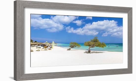 Caribbean, Netherland Antilles, Aruba, Divi Divi Trees on Eagle Beach-Jane Sweeney-Framed Photographic Print