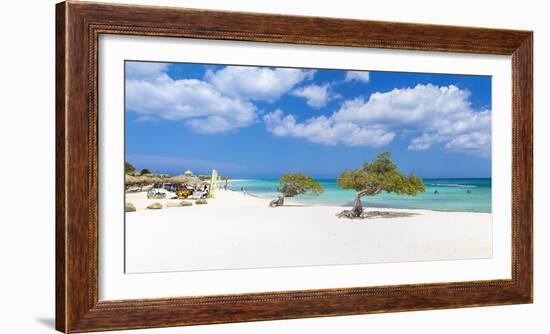 Caribbean, Netherland Antilles, Aruba, Divi Divi Trees on Eagle Beach-Jane Sweeney-Framed Photographic Print