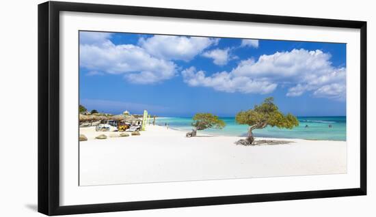 Caribbean, Netherland Antilles, Aruba, Divi Divi Trees on Eagle Beach-Jane Sweeney-Framed Photographic Print