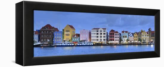 Caribbean, Netherland Antilles, Curacao, Willemstad, Punda, Dutch Colonial Architecture-Michele Falzone-Framed Premier Image Canvas
