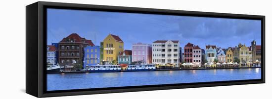 Caribbean, Netherland Antilles, Curacao, Willemstad, Punda, Dutch Colonial Architecture-Michele Falzone-Framed Premier Image Canvas