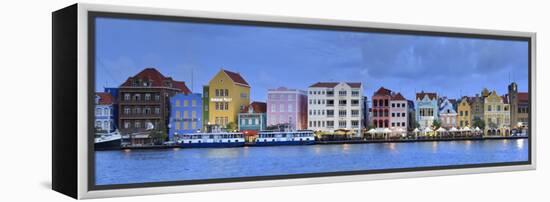 Caribbean, Netherland Antilles, Curacao, Willemstad, Punda, Dutch Colonial Architecture-Michele Falzone-Framed Premier Image Canvas