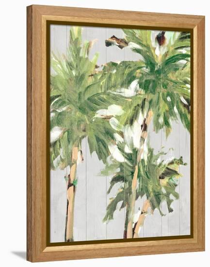 Caribbean Palm Trees-Jane Slivka-Framed Stretched Canvas