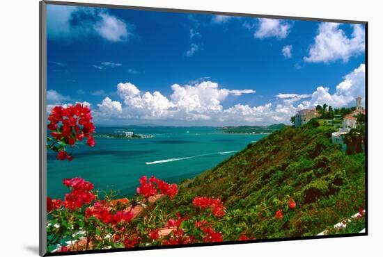 Caribbean Panorama, Fajardo, Puerto Rico-George Oze-Mounted Photographic Print