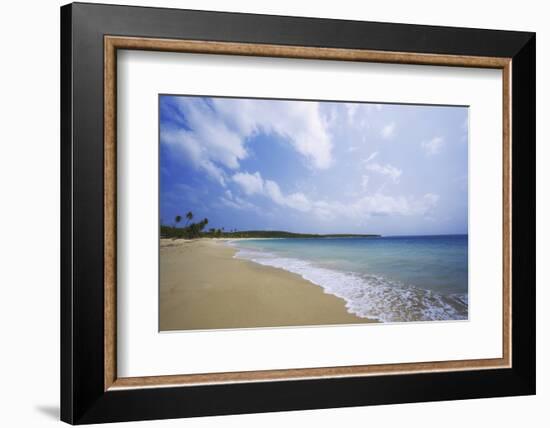 Caribbean, Puerto Rico, Vieques Island. Surf at Red Beach-Jaynes Gallery-Framed Photographic Print