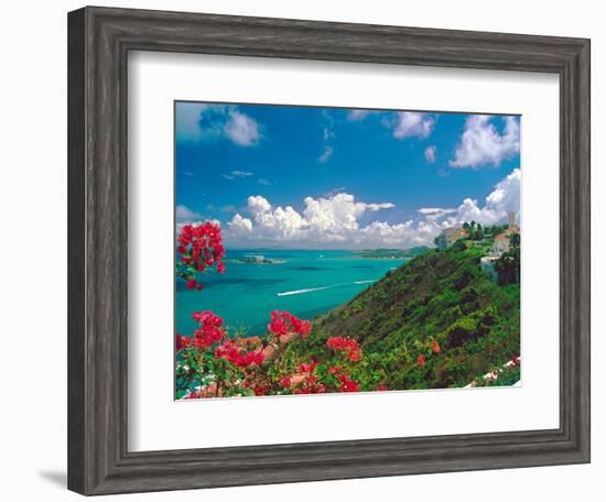 Caribbean Sea, Fajardo, Puerto Rico-George Oze-Framed Photographic Print