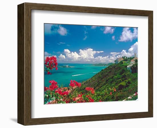 Caribbean Sea, Fajardo, Puerto Rico-George Oze-Framed Photographic Print