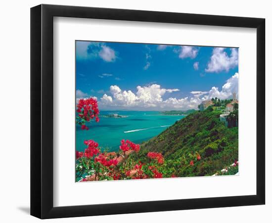 Caribbean Sea, Fajardo, Puerto Rico-George Oze-Framed Photographic Print