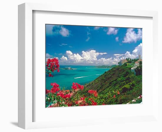 Caribbean Sea, Fajardo, Puerto Rico-George Oze-Framed Photographic Print