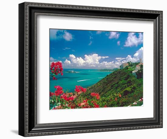 Caribbean Sea, Fajardo, Puerto Rico-George Oze-Framed Photographic Print