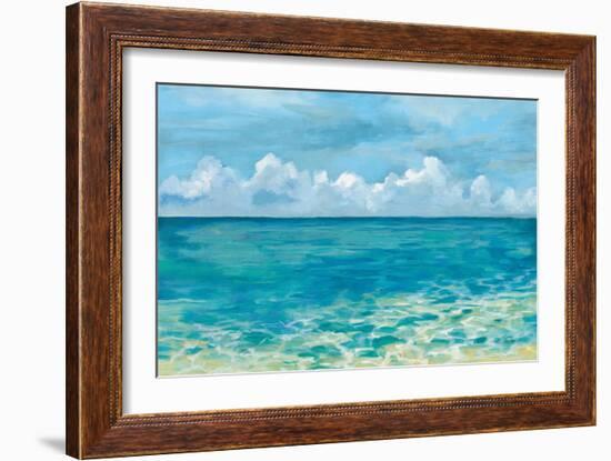 Caribbean Sea Reflections-Silvia Vassileva-Framed Art Print