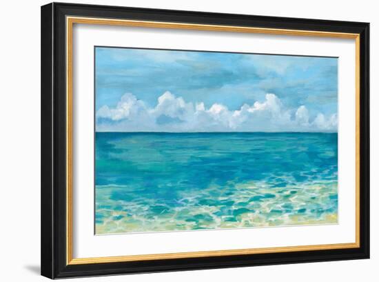 Caribbean Sea Reflections-Silvia Vassileva-Framed Art Print