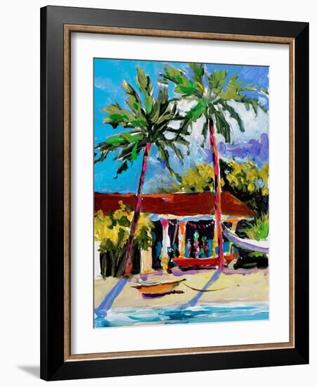 Caribbean Shore-Jane Slivka-Framed Photographic Print