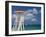 Caribbean, St Lucia, Gros Islet, Rodney Bay, Reduit Beach, Life Guard Lookout-Alan Copson-Framed Photographic Print