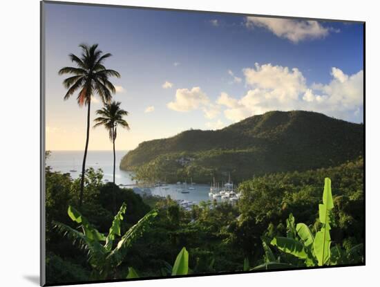 Caribbean, St Lucia, Marigot Bay and Harbour-Michele Falzone-Mounted Photographic Print