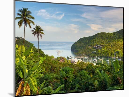 Caribbean, St Lucia, Marigot, Marigot Bay-Alan Copson-Mounted Photographic Print