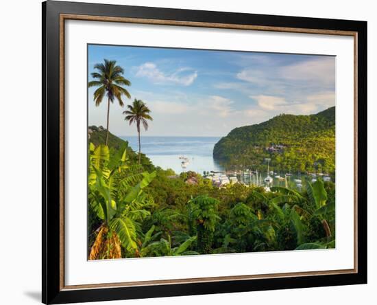 Caribbean, St Lucia, Marigot, Marigot Bay-Alan Copson-Framed Photographic Print