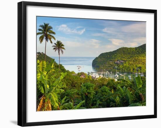 Caribbean, St Lucia, Marigot, Marigot Bay-Alan Copson-Framed Photographic Print