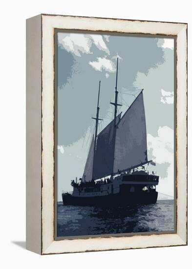 Caribbean Vessel I-Carolyn Longley-Framed Premier Image Canvas