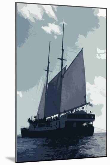 Caribbean Vessel I-Carolyn Longley-Mounted Photographic Print