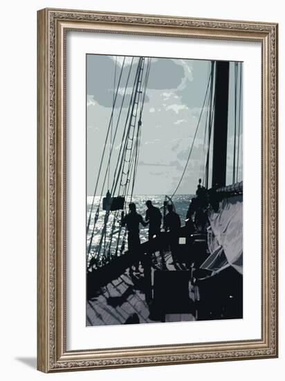 Caribbean Vessel II-Carolyn Longley-Framed Photographic Print