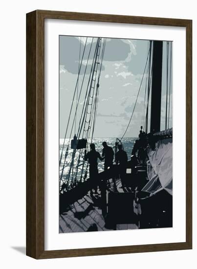 Caribbean Vessel II-Carolyn Longley-Framed Photographic Print