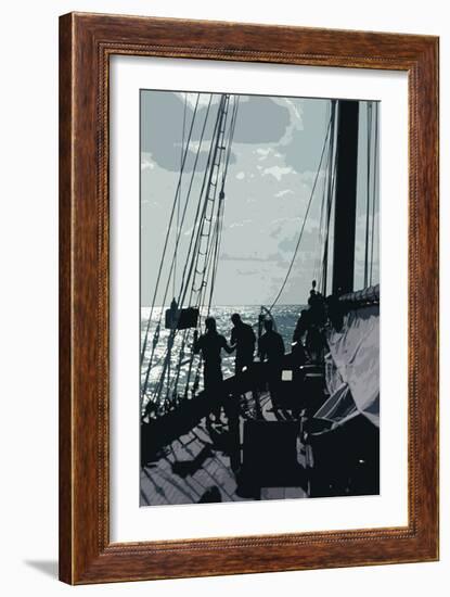 Caribbean Vessel II-Carolyn Longley-Framed Photographic Print