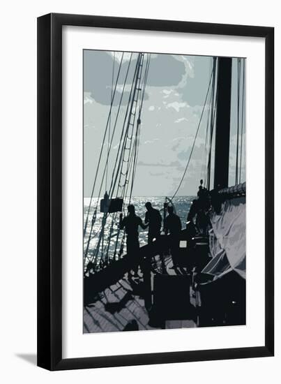 Caribbean Vessel II-Carolyn Longley-Framed Photographic Print