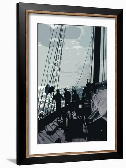 Caribbean Vessel II-Carolyn Longley-Framed Photographic Print