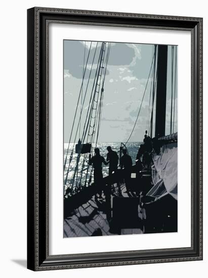 Caribbean Vessel II-Carolyn Longley-Framed Photographic Print