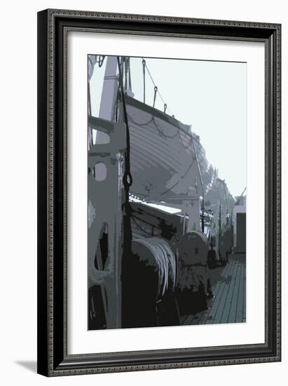 Caribbean Vessel III-Carolyn Longley-Framed Photographic Print