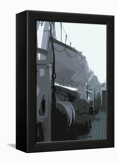 Caribbean Vessel III-Carolyn Longley-Framed Premier Image Canvas