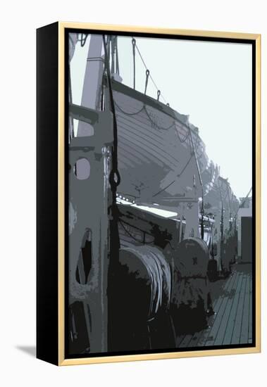 Caribbean Vessel III-Carolyn Longley-Framed Premier Image Canvas