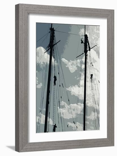 Caribbean Vessel IV-Carolyn Longley-Framed Photographic Print