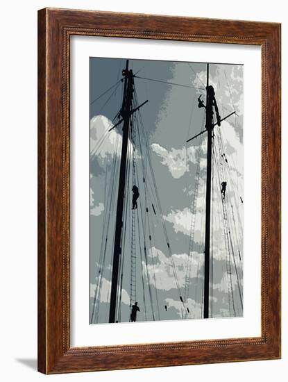 Caribbean Vessel IV-Carolyn Longley-Framed Photographic Print