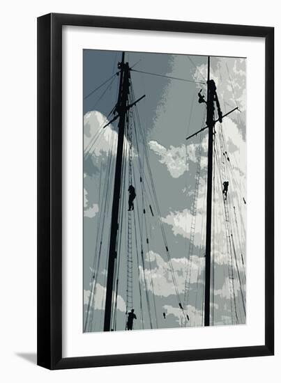 Caribbean Vessel IV-Carolyn Longley-Framed Photographic Print