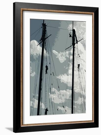 Caribbean Vessel IV-Carolyn Longley-Framed Photographic Print