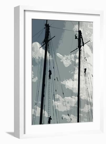 Caribbean Vessel IV-Carolyn Longley-Framed Photographic Print