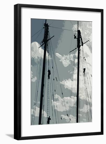 Caribbean Vessel IV-Carolyn Longley-Framed Photographic Print