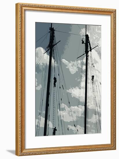 Caribbean Vessel IV-Carolyn Longley-Framed Photographic Print